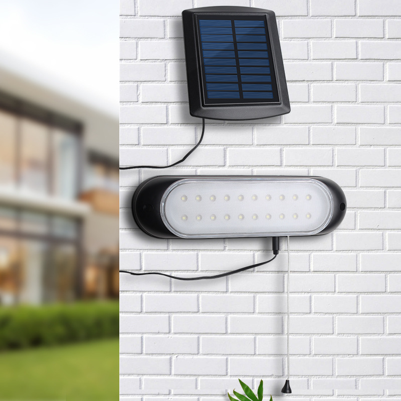 Ip65 Wasserdichte Solar-hängeleuchte Mit 20 Leds Und Fernbedienung, Außen-/innenbeleuchtung Für Garten, Garage, Einfahrt, Schuppen – Energieklasse A+++