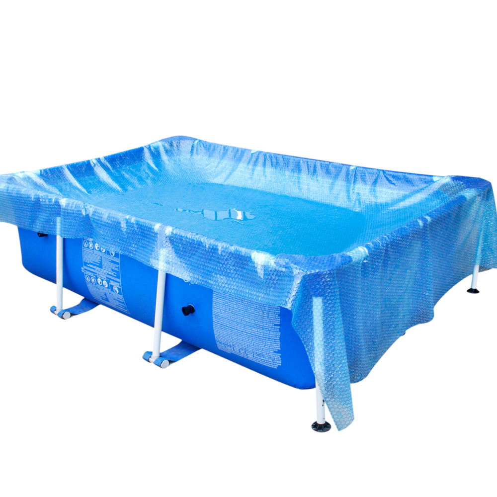Pe-poolabdeckung Für Den Außenbereich, Runde Solarabdeckung Für Aufstellpools, Schutz Vor Hitze Und Schmutz