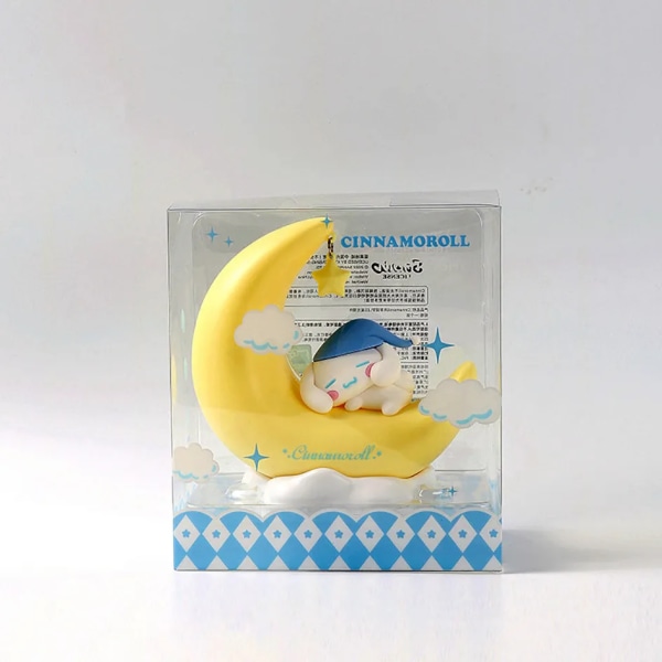 Sanrio Moon Anime Kuromi Cinnamonroll Kawaii Led-nachtlicht, Schlafzimmerdeko, Nachttischlampe, Geschenk, Süßes Deko-element