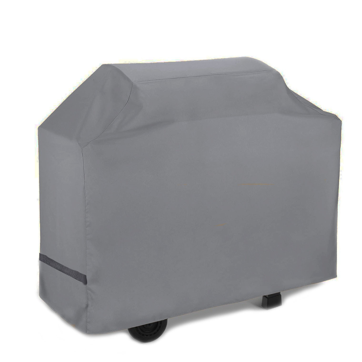 Regenschutzhülle Für Grill Und Gartenmöbel, 210d Grau Mit Seitlichen Klettverschlüssen (170 X 61 X 117 Cm)