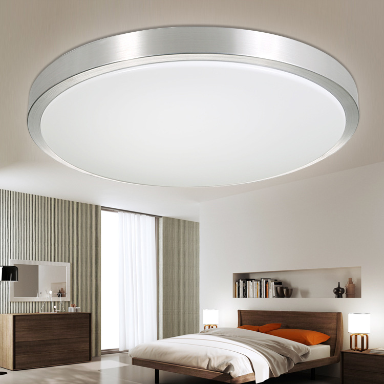 Moderne Runde Led-deckenleuchte, Kaltweiß (6000 K), Designerleuchte Für Wohnzimmer, Schlafzimmer, Esszimmer, Büro