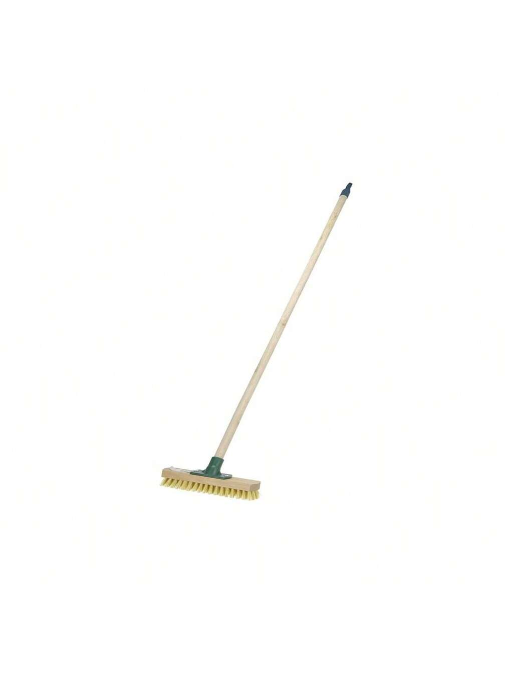 Klassische 24 Cm Bürste Mit Griff, Langstielbürste, Reinigungswerkzeug, Vielseitig Einsetzbar, Robuste Scheuerbürste.