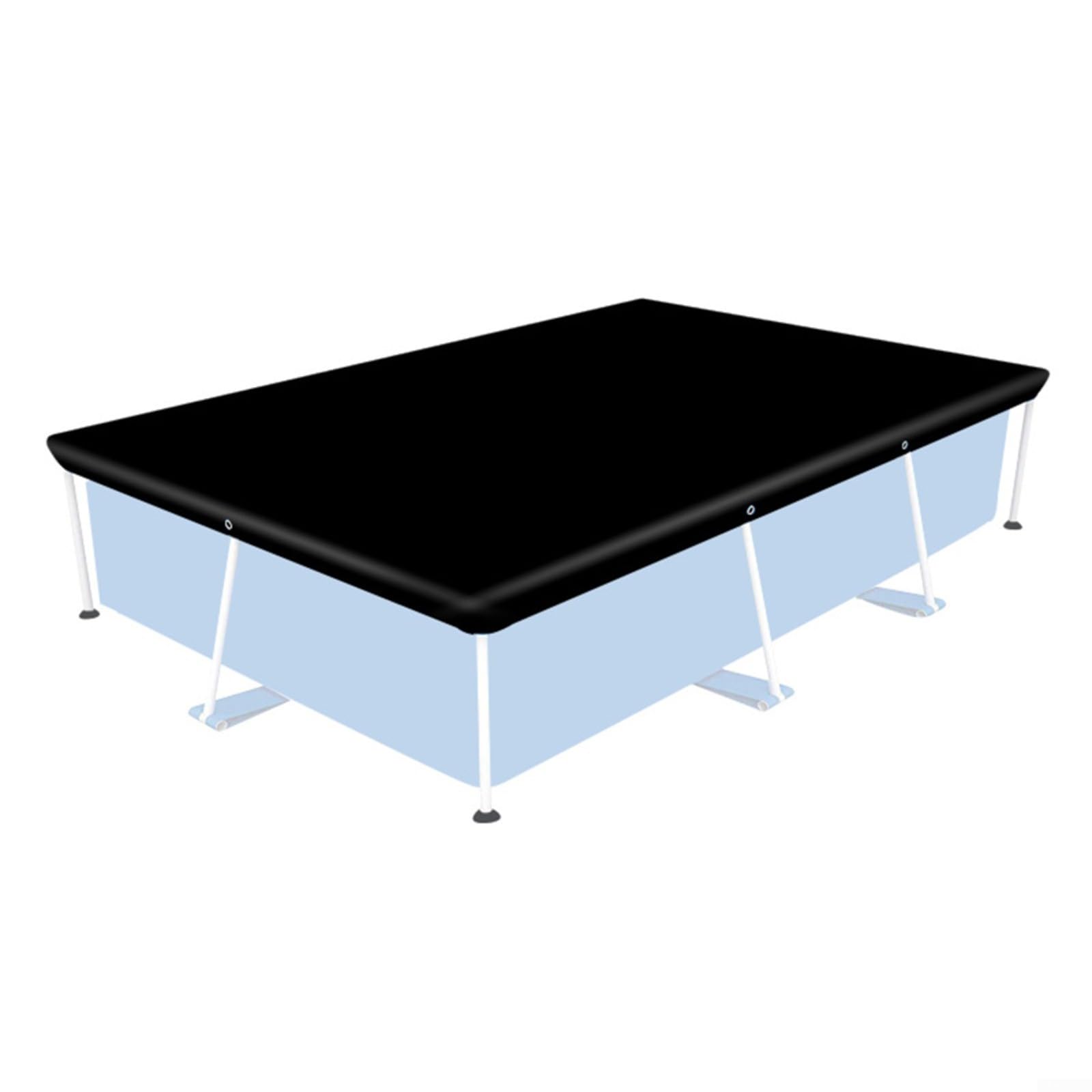 Rechteckige Poolabdeckung 300 X 201 Cm Aus 210d Oxford-gewebe, Wasserdicht Und Strapazierfähig, Schutzhülle Für Den Außenbereich