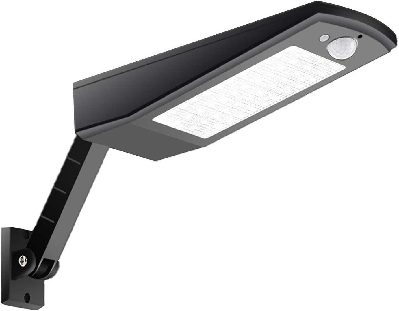 48 Leds, 900 Lm, Solar-wandleuchte Für Den Außenbereich Mit Bewegungsmelder, Ip65 Wasserdicht, Verstellbarer Gartenstrahler, 4 Modi, Notbeleuchtung Für Zaunpfosten
