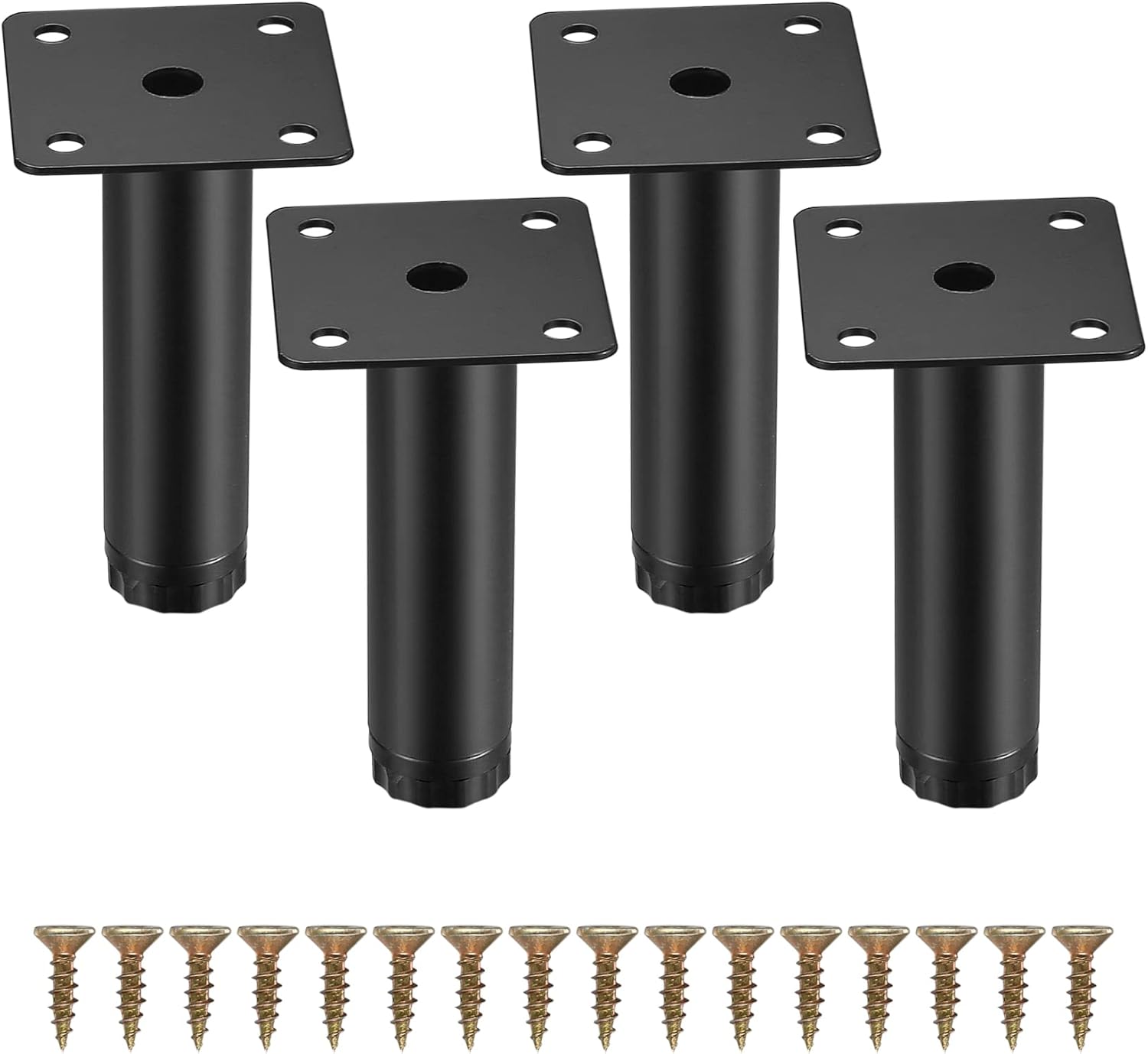 4 Verstellbare Möbelfüße 10 Cm, Tischbeine Aus Stahl, Möbelstützen Für Tisch/stuhl/schreibtisch/küche, Aufbewahrungsfüße Aus Metall