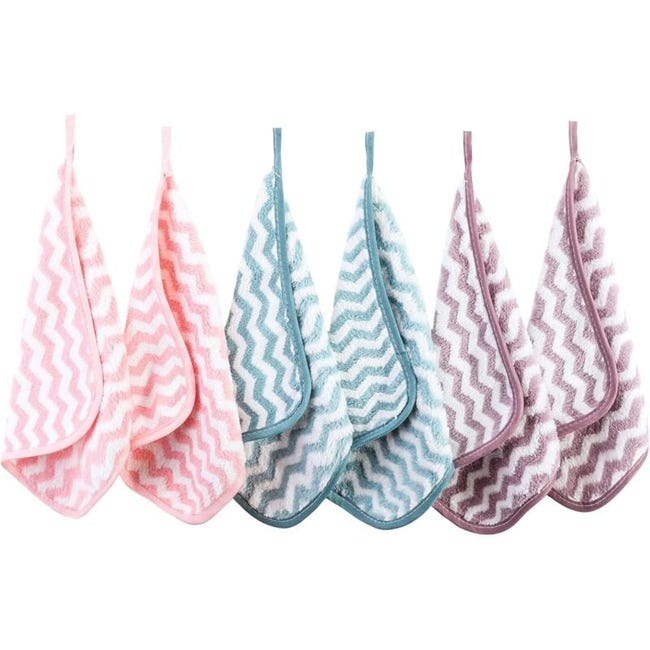 Set Mit 6 Wiederverwendbaren Make-up-entfernungstüchern Aus Weicher Mikrofaser, Sanfte Gesichtsreinigung, 30 X 30 Cm, Hautfreundlich