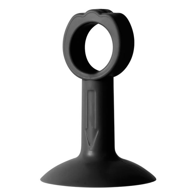 Set Mit 5 Stoßdämpfenden Silikon-türgriffschonern, Geräuschlosen Saugnapf-wandpuffern, Selbstklebenden Türdämpferpads (schwarz)