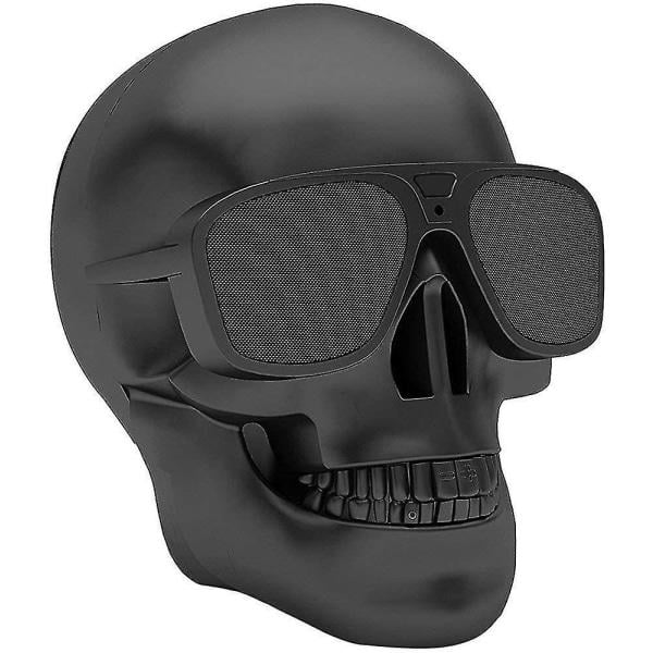 Totenkopf-bluetooth-lautsprecher, Tragbarer Kabelloser Lautsprecher Mit Eingebautem Mikrofon