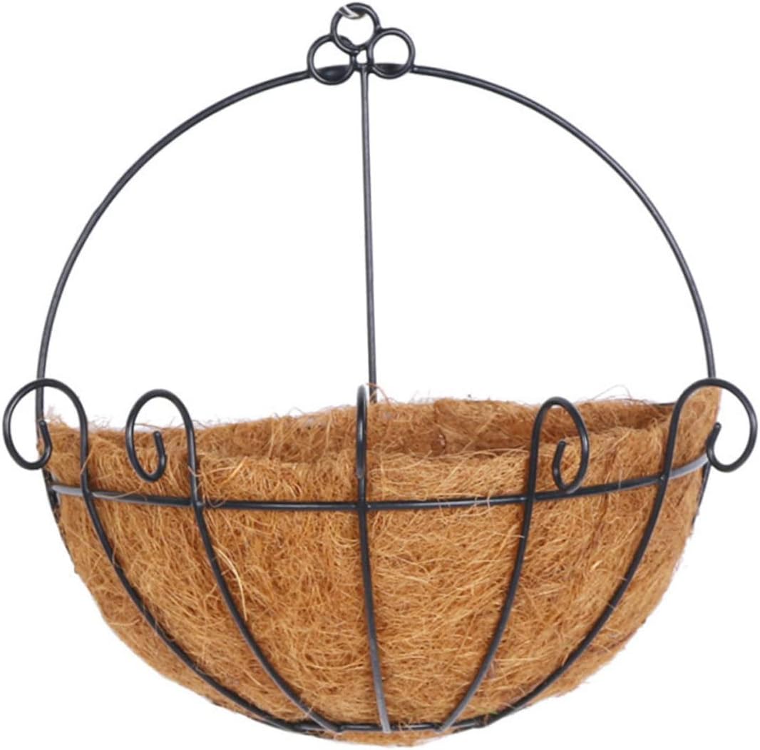 Hängende Pflanzkörbe Aus Schmiedeeisen, Pflanzgefäße Zum Aufhängen An Der Decke, Für Den Innenbereich, Wand- Oder Hängeblumentopf, 35 Cm.