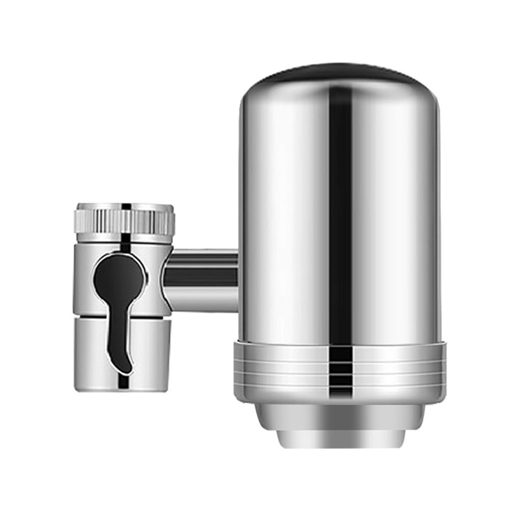 Pureva Edelstahl-wasserfilter Für Wasserhähne, Spülbecken Oder Badezimmer In Wohnmobilen, Mit Einer Einzigen Austauschbaren Kartusche