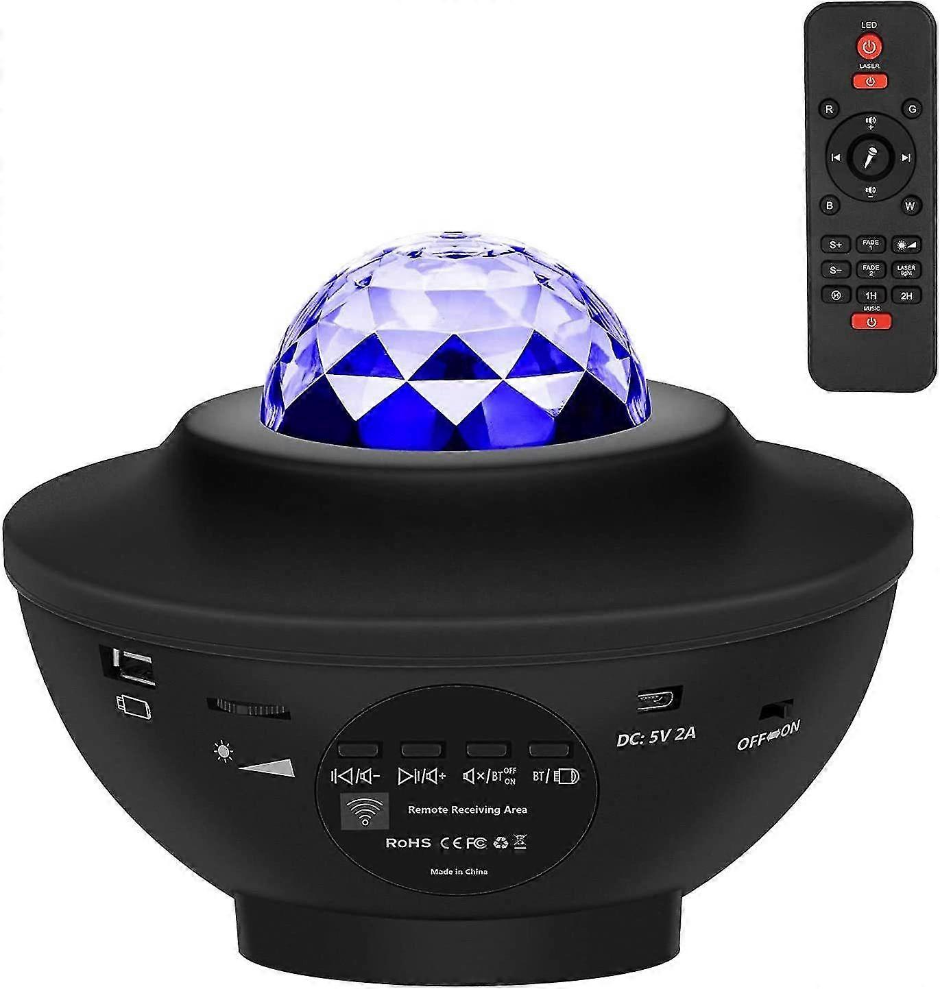 Sternenprojektorlampe Mit Musik, Bluetooth-usb-led-nachtlicht, Nachthimmelprojektor Für Kinder