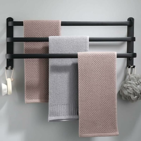 50 Cm Lange, Wandmontierte Handtuchstange, Kein Bohren Erforderlich, Handtuchhalter Zum Aufhängen Im Badezimmer, Selbstklebende Stange, Handtuchhaken