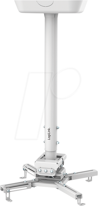 LOGILINK BP0157 - Deckenhalterung für Beamer, 595 - 895 mm, weiß