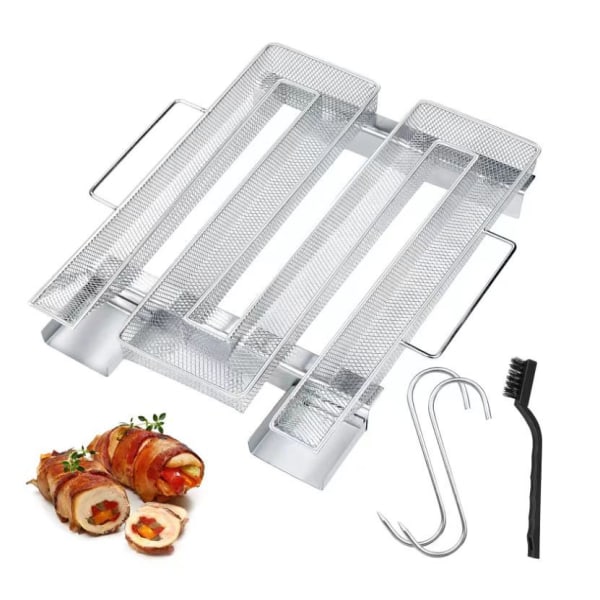 Kaltrauchgenerator Aus Edelstahl Für Professionelle Räucheröfen, Pelletsmoker Für Fleisch, Fisch, Gemüse Und Grillgut, Mit Clip