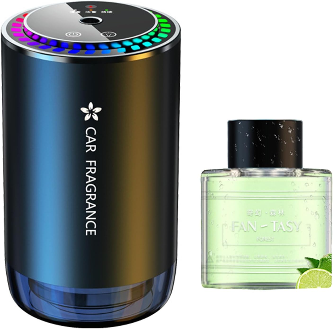 Tragbarer Diffusor Für Ätherische Öle, Intelligente Aromatherapie Fürs Auto, Duftluftreiniger, Diffusor-luftbefeuchter, Duftklimaanlage (verzauberter Wald)