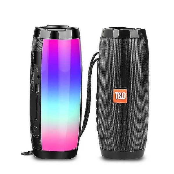Tg157 Tragbarer Bluetooth-lautsprecher, Ipx5 Wasserdicht, Usb-aufladbar, Kabellos, Stereoklang, Mehrfarbiger Tragbarer Lautsprecher Für Outdoor-musik
