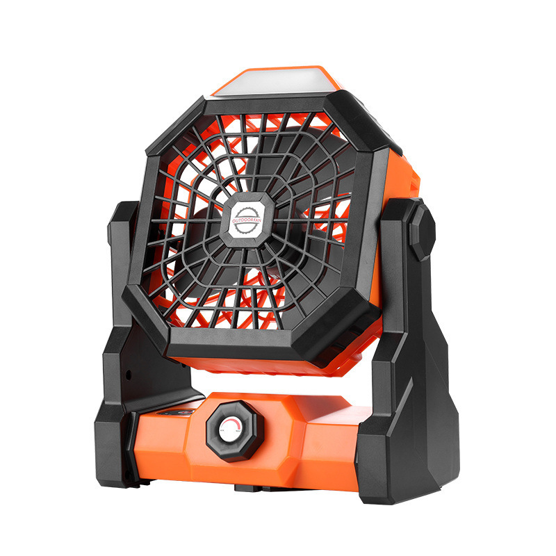 Wiederaufladbarer Tragbarer Usb-ventilator, Outdoor-campinglampe, Led-beleuchtung, Mini-taschenventilator Für Wanderungen, Picknicks, Notfälle, Heimgebrauch, Leise, Kompakt.