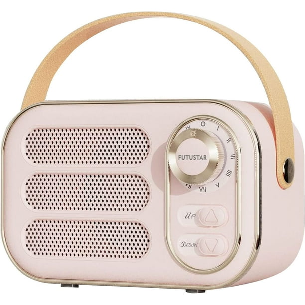Retro-bluetooth-lautsprecher, Tragbarer, Kabelloser Bluetooth 5.0-lautsprecher Im Vintage-stil Mit Kraftvollem Klang, Tf/aux/usb-eingang, Antik-design Für Küche, Schlafzimmer, Büro, Zuhause Und Outdoo