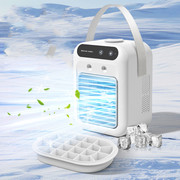 Mini-tragbare Klimaanlage, Kaltwasservernebelung, Leise Kühlung, Usb-ladefunktion, [tasche + Eiswürfelbehälter]