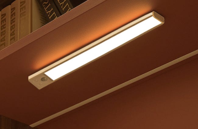 Kabellose, Wiederaufladbare Led-lampe Mit Bewegungsmelder Für Kleiderschrank, Unterbaubeleuchtung, 30 Cm Usb-lichtleiste, Küche, Funktioniert Ohne Kabel.