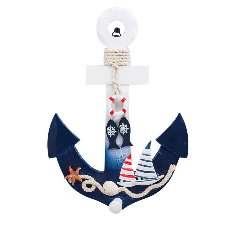 Marine-anker-wandhaken Für Mediterrane Dekoration, Großer Haken, Ozean-stil, Bootsornament, Robuste Wandhalterung.