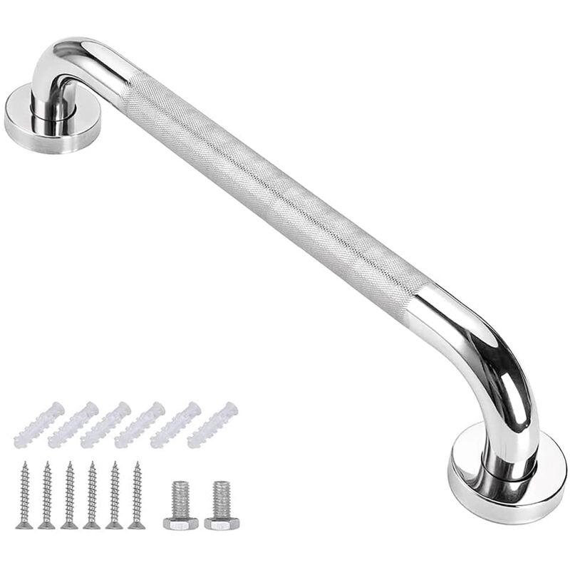 50 Cm Langer Haltegriff Fürs Badezimmer, Rutschfester Wc-haltegriff, Duschstange Aus Gebürstetem Edelstahl, Wandmontage Mit Dübeln Und Schrauben