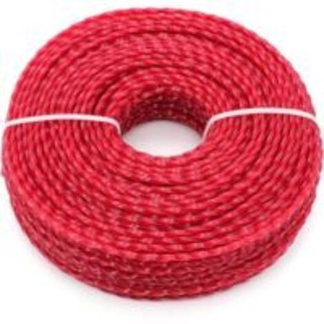 3,0 Mm Nylon-trimmerfaden, 56 M Spule, Kompatibel Mit 2/4-zoll-fadenköpfen, Ideal Für Dichtes Gelände, Gut Sichtbar, Langlebig – 3 Mm X 56 M