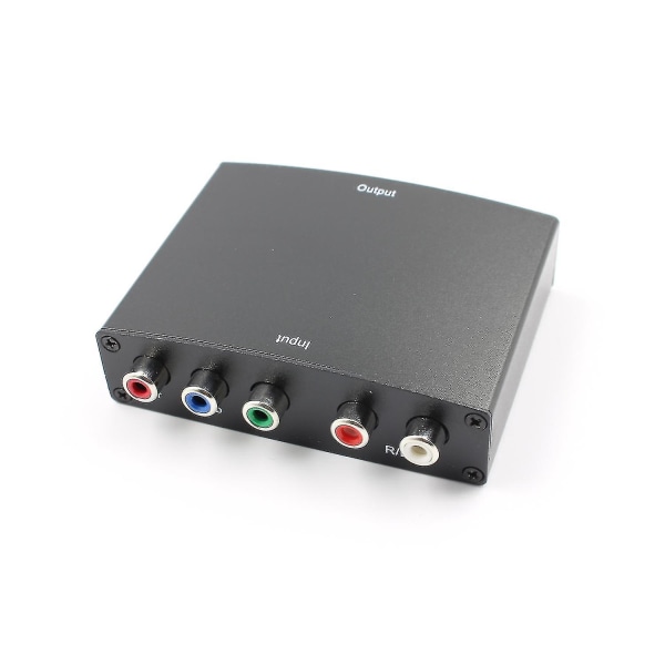 1080p Hdmi Ypbpr Zu Hdmi Audio-video-konverter, Rgb Zu Hdmi Komponentenadapter Für Dvd-player, Ps, Hd-konverterkabel