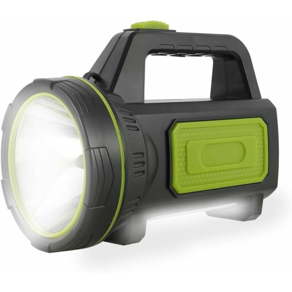 Lampe Torche Led 882b À Éclairage Latéral Vert, Puissante Et Multifonctionnelle, Ultra-lumineuse.