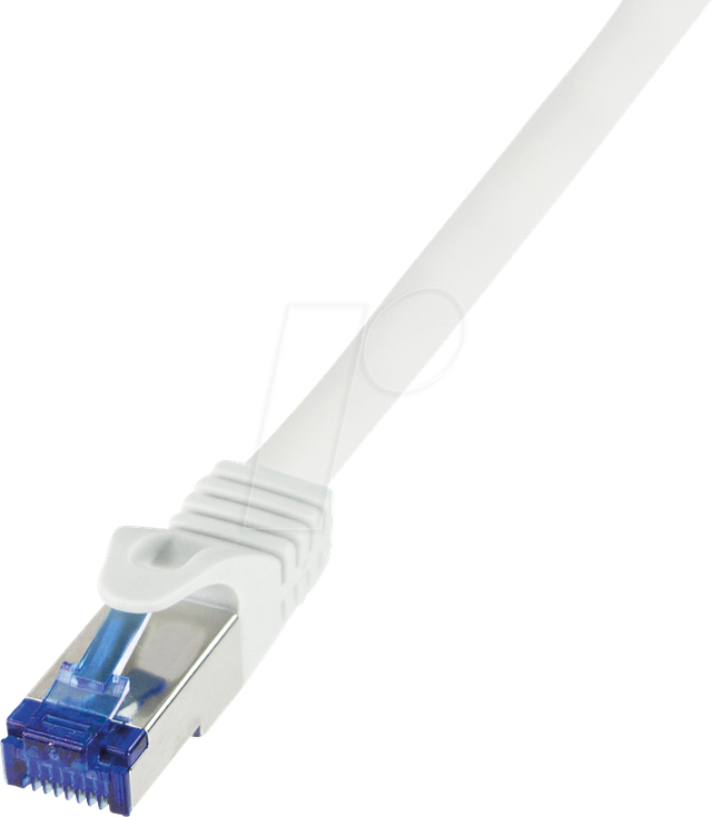 LOGILINK C6A051S - Patchkabel Ultraflex, Cat.6A, S/FTP, weiß, 2 m