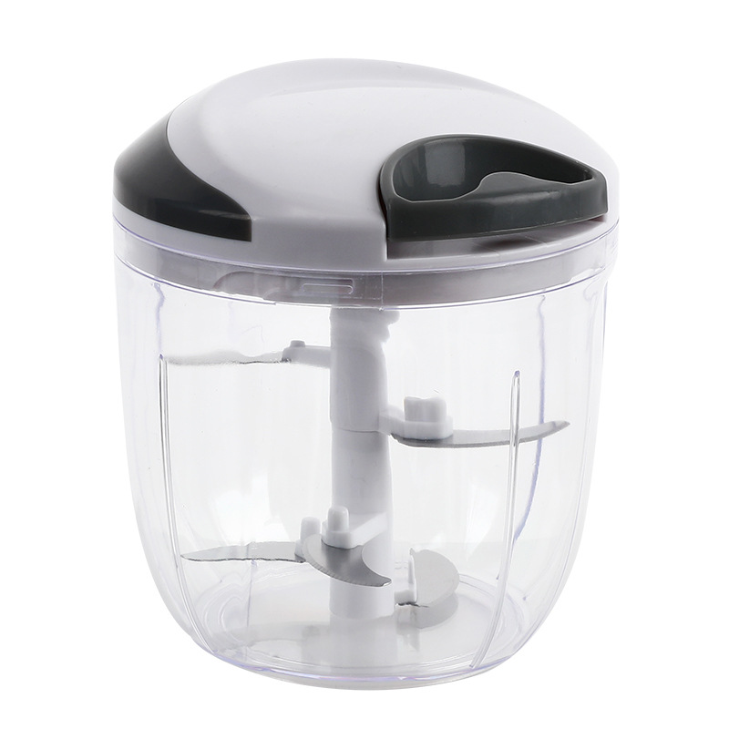Manual Chopper 900ml 5 Blades, Manual Onion Chopper, Manual Hand Blender For Vegetable, Meat, Garlic, Baby Food