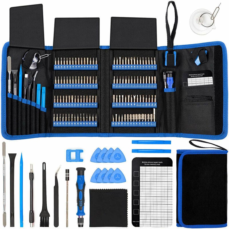Kit D'Outils De Tournevis Portable 142 En 1, Tournevis De Réparation Électronique, Outil De Réparation D'Instruments De Précision, Tournevis, Convient À Toutes Sortes D'Équipements Électroniques