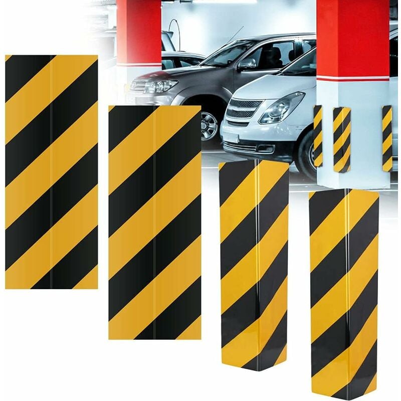 Pièces Protection D'Angle Garage Adhésifs Protection Murale Garage Voiture 40cm Protection Garage Mur Mousse Protection Garage Pare Choc Protecteur De Bord De Mur Pour Colonnes, Coin