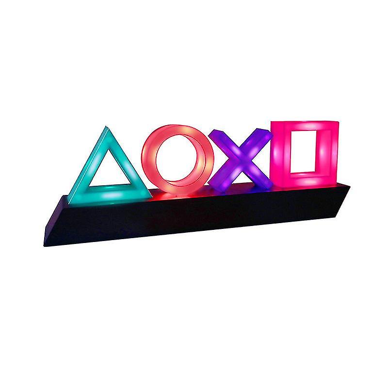 Lampe Playstation Icons Avec 3 Modes D'Éclairage Réactifs À La Musique Pour Salle De Jeux