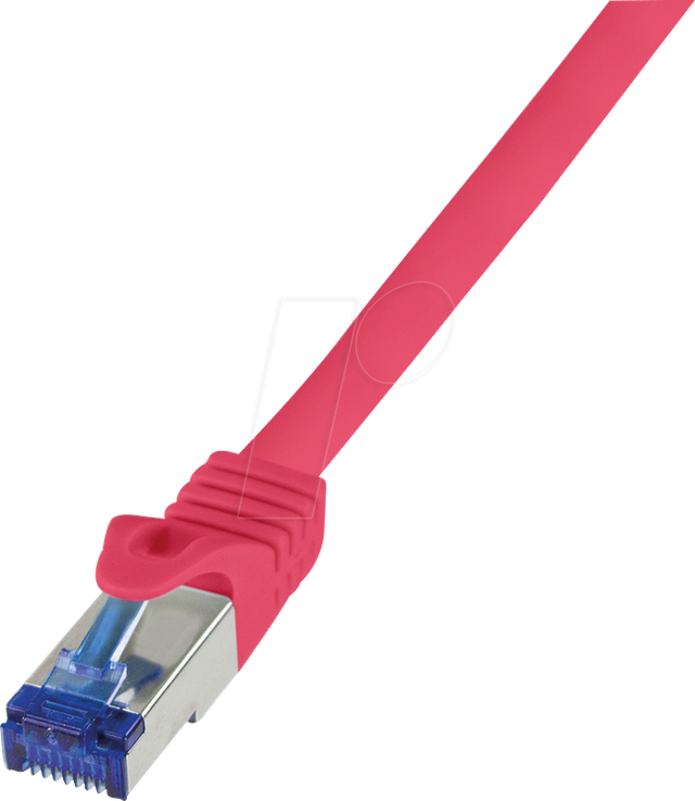 LOGILINK C6A074S - Patchkabel Ultraflex, Cat.6A, S/FTP, rot, 5 m