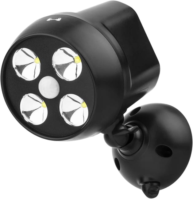 Éclairage De Sécurité Led D'Extérieur, Détecteur De Mouvement, Applique Murale D'Extérieur Résistante Aux Intempéries, 600 Lumens (sku Produit : 96652562 Sku Offre : Mkh25.7.15-1)