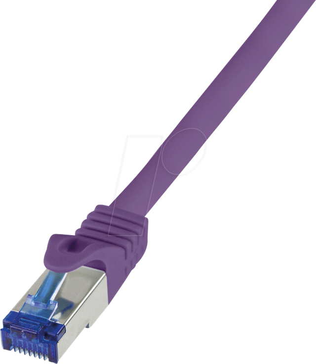 LOGILINK C6A069S - Patchkabel Ultraflex, Cat.6A, S/FTP, violett, 3 m