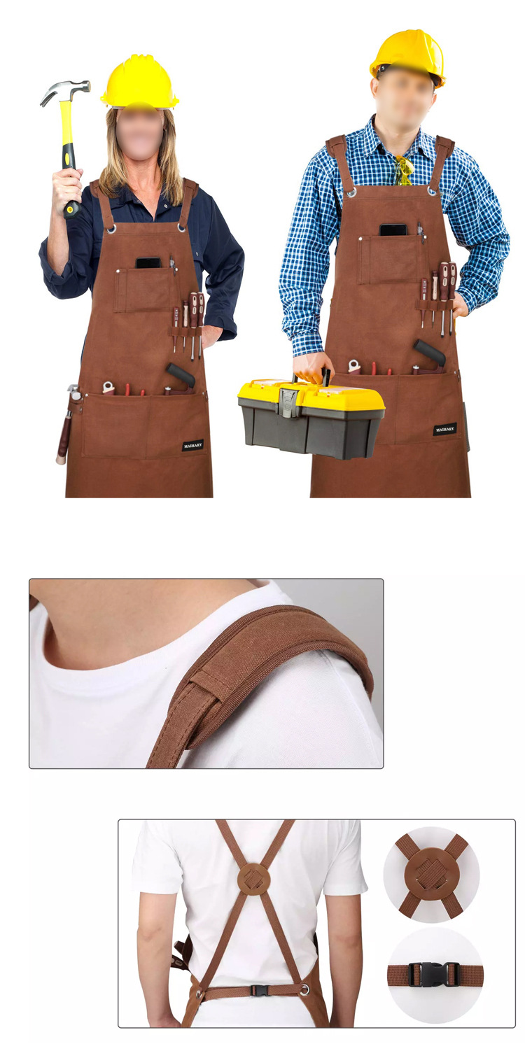Tablier En Toile Marron Tablier En Toile Marron