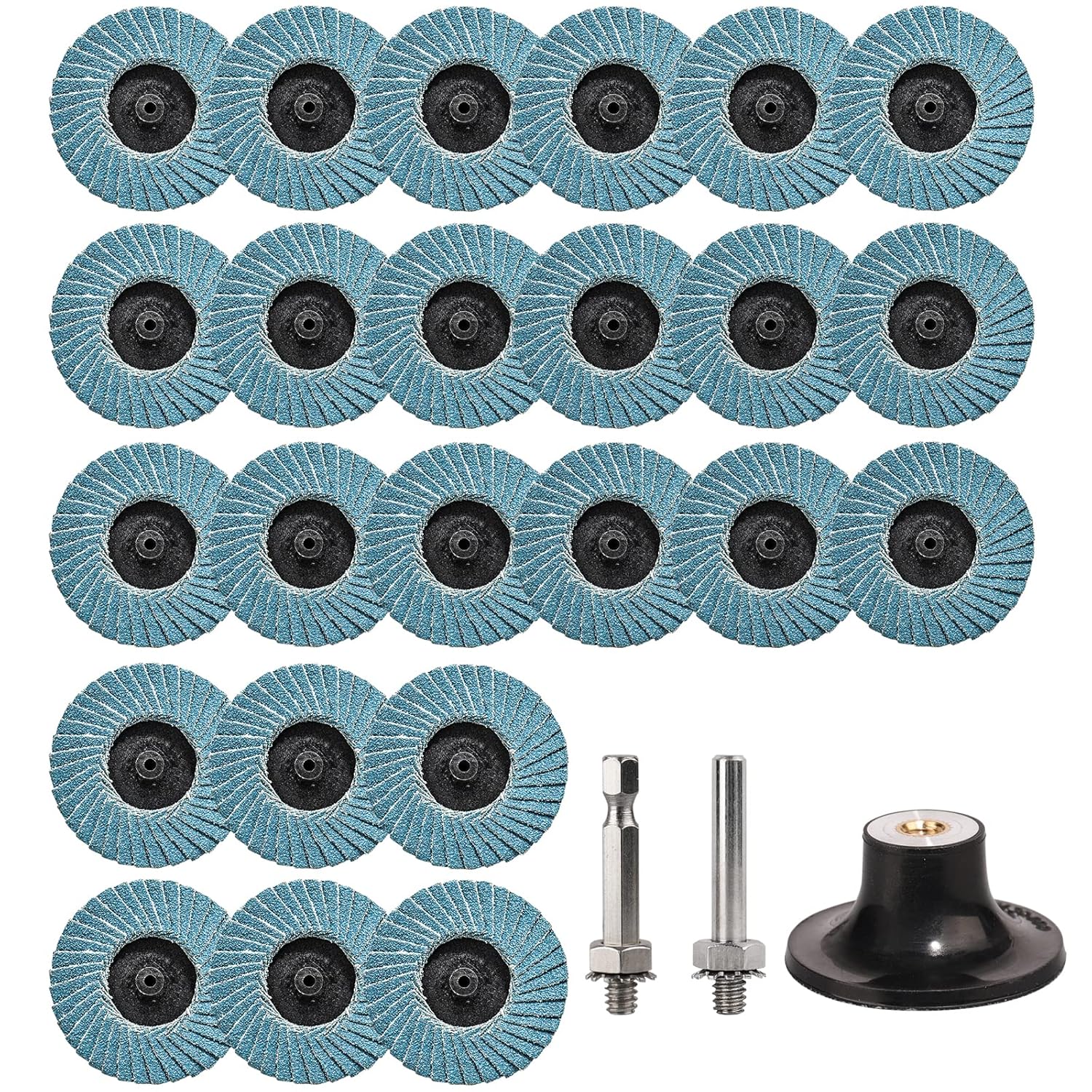 Disques De Ponçage Zolginah 24 Pour Meuleuse Pneumatique De 2 Pouces, Revêtement En Oxyde De Zirconium, Grain 36/60/80 Pour La Préparation De Surface (mixup)