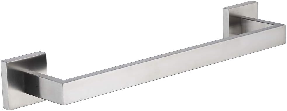 Porte-serviettes En Nickel Brossé De 16 Pouces, Porte-serviettes Carré Moderne En Acier Inoxydable Pour Salle De Bains Et Cuisine, Montage Mural
