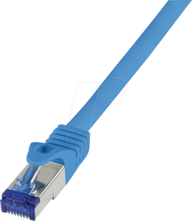 LOGILINK C6A086S - Patchkabel Ultraflex, Cat.6A, S/FTP, blau, 7,5 m