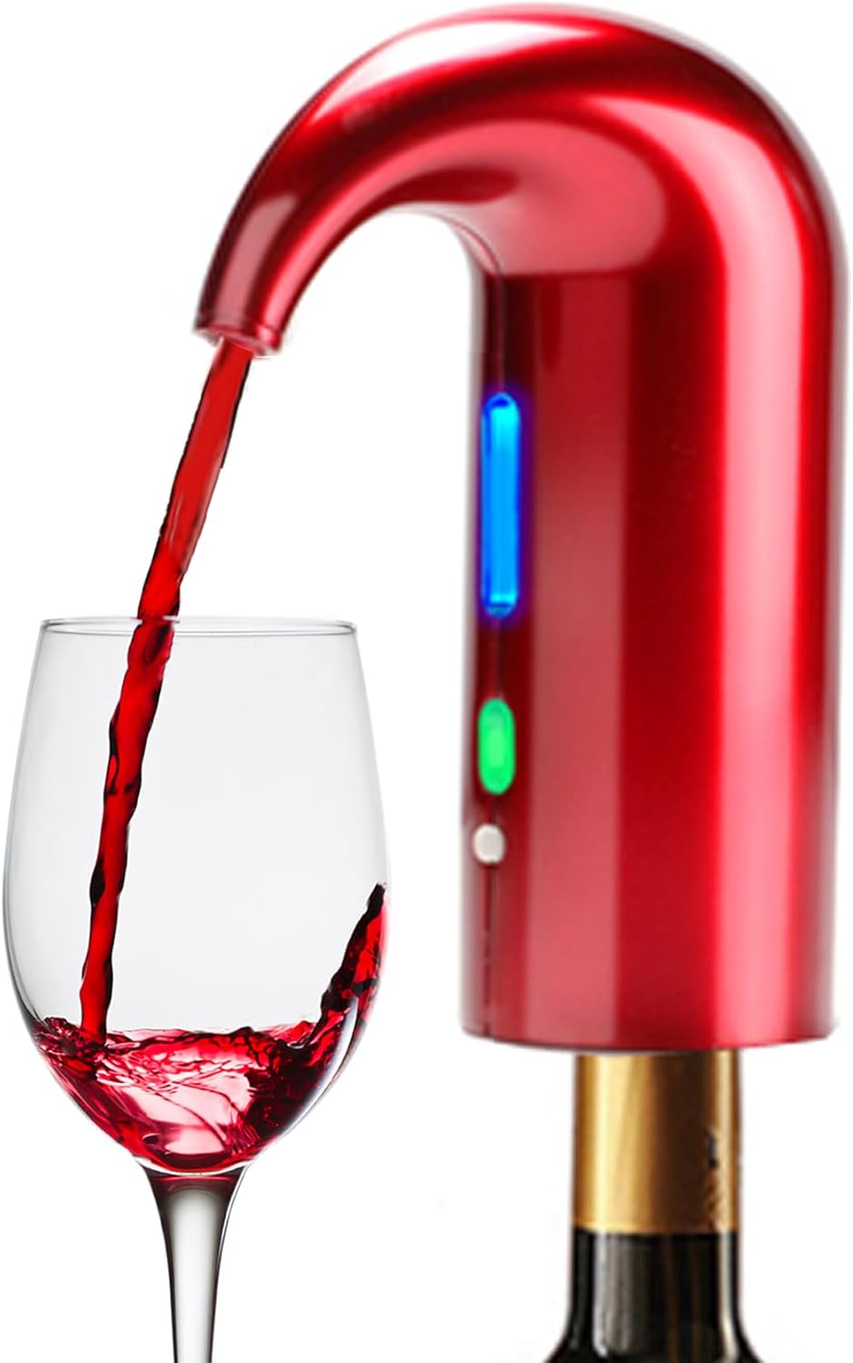 Electric Wine Aerator Pourer, Portable One-touch Wine Decanter And Wine Dispenser Pump For Red And White Wine Automatic Wine Oxidizer Dispenser Usb Rechargeable Spout Pourer