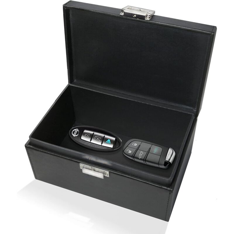 Boîte Faraday Extra Large Pour Clés De Voiture Cage Antivol Rfid Pour La Sécurité De Voiture Boîte De Rangement Pour Clés