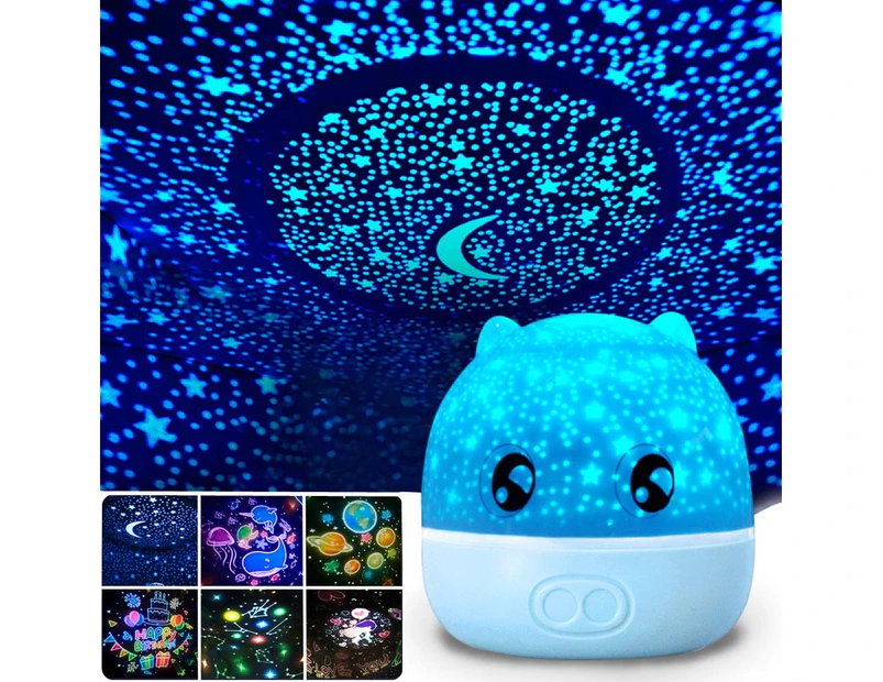 Projector Night Light, Sea World Starry Sky Rotating Led