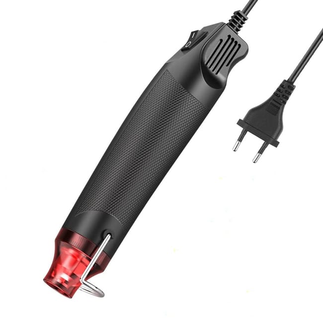 Décapeur Thermique Mini, Pistolet À Air Chaud Petit 300w Chauffage Rapide Pour D'Emballage Rétractable Le Gaufrage Séchage De La Peinture Du Papier