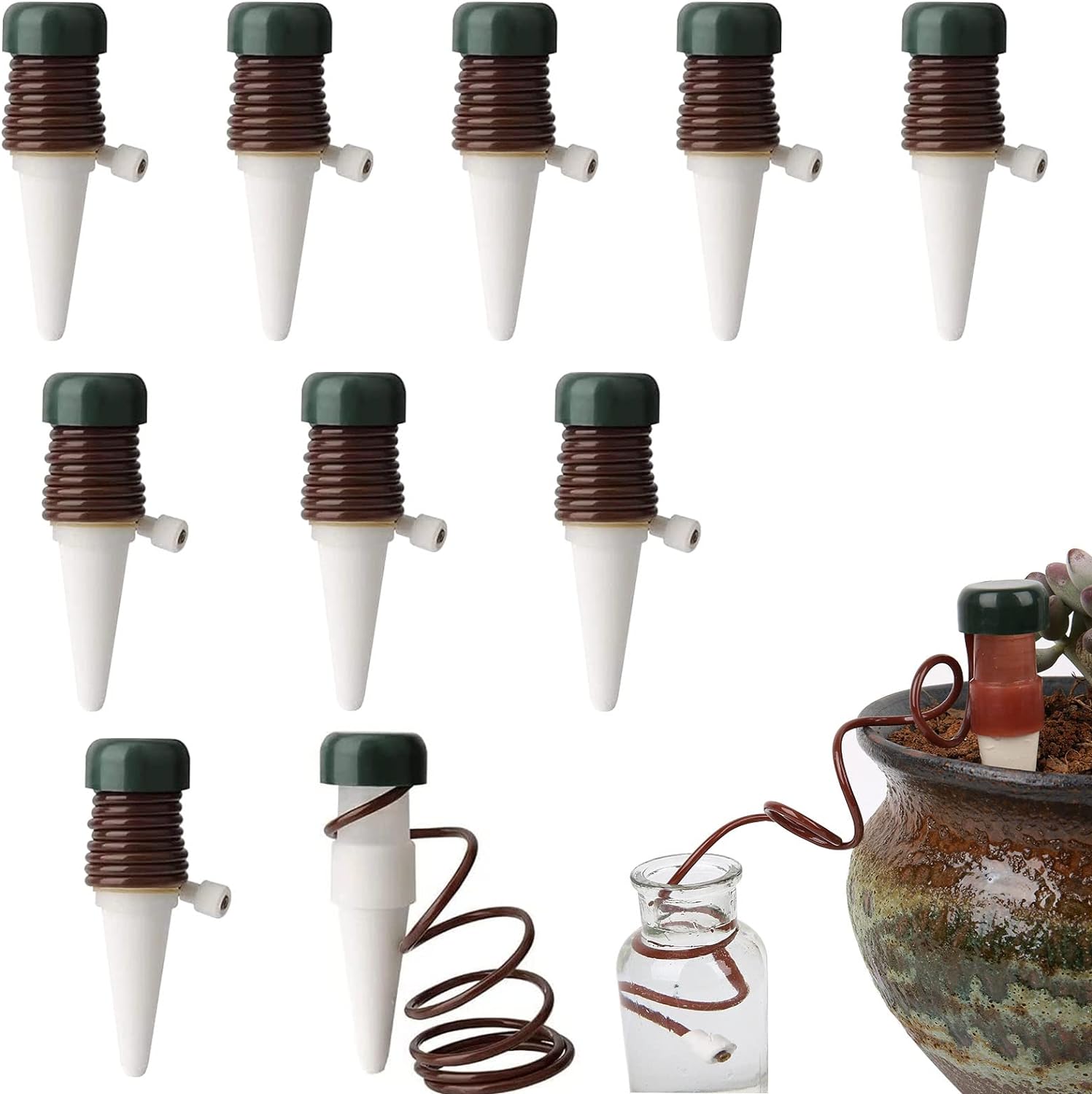 10 Pcs Irrigation Goutte À Goutte Kit,arrosager Plantespour Jardin,arrosage Plantes Automatique, Le Jardin Plantes Système D’irrigation