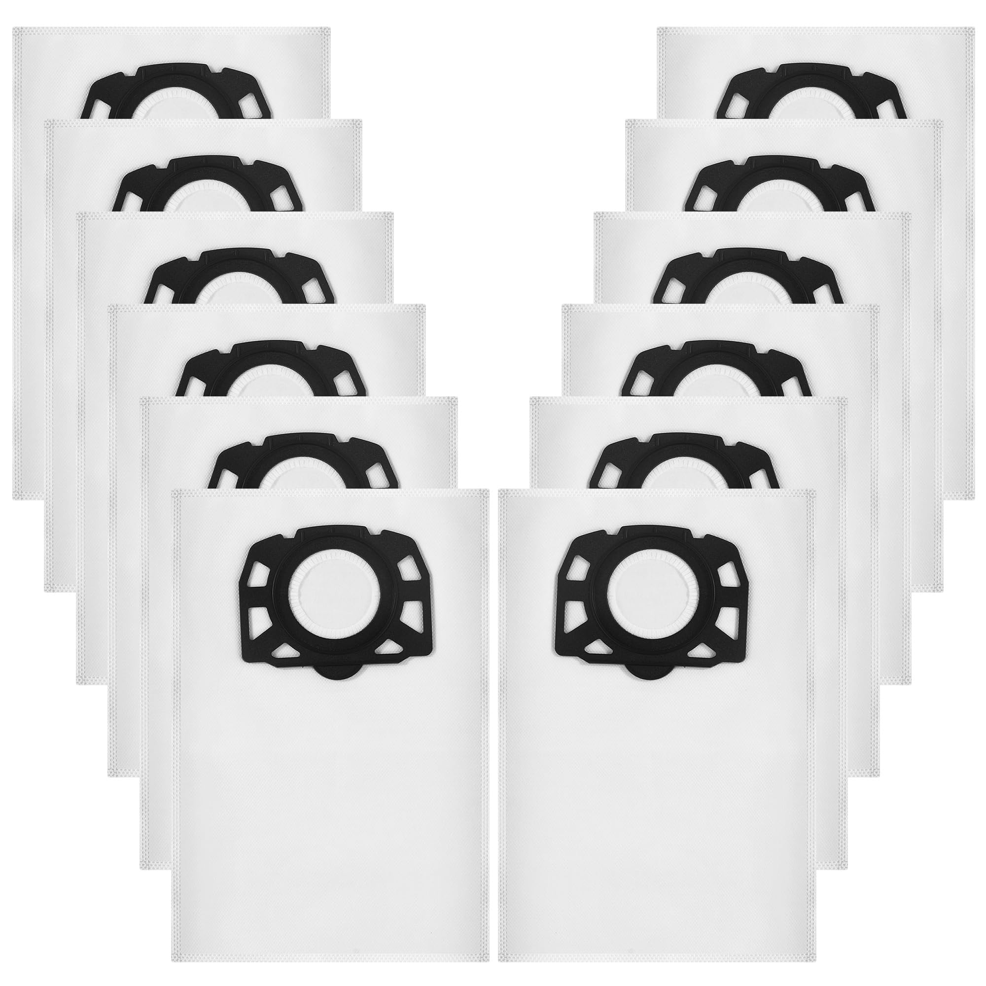 12 Sacs Pour Aspirateur Kfi 357, Compatibles Avec Les Aspirateurs Eau Et Poussière Kärcher Wd3, Wd2 Plus, Kwd3, Kwd2, Kwd1, Mv3, Wd3.200-wd3.800m, Se4001 Et Se4002.