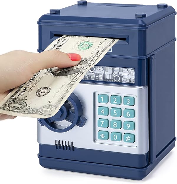 Tirelire Électronique Avec Coffre-fort Atm Et Code Pour Enfants