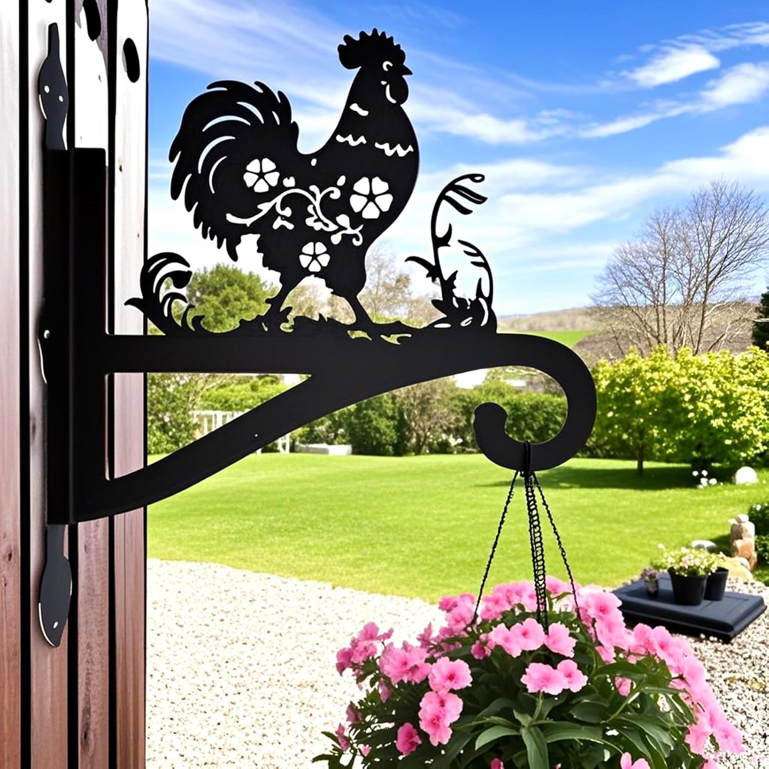 Suspension Pour Plantes D'Extérieur Et D'Intérieur, Crochets Décoratifs Pour Panier Suspendu En Forme De Poule,accessoires Pour Poulailler