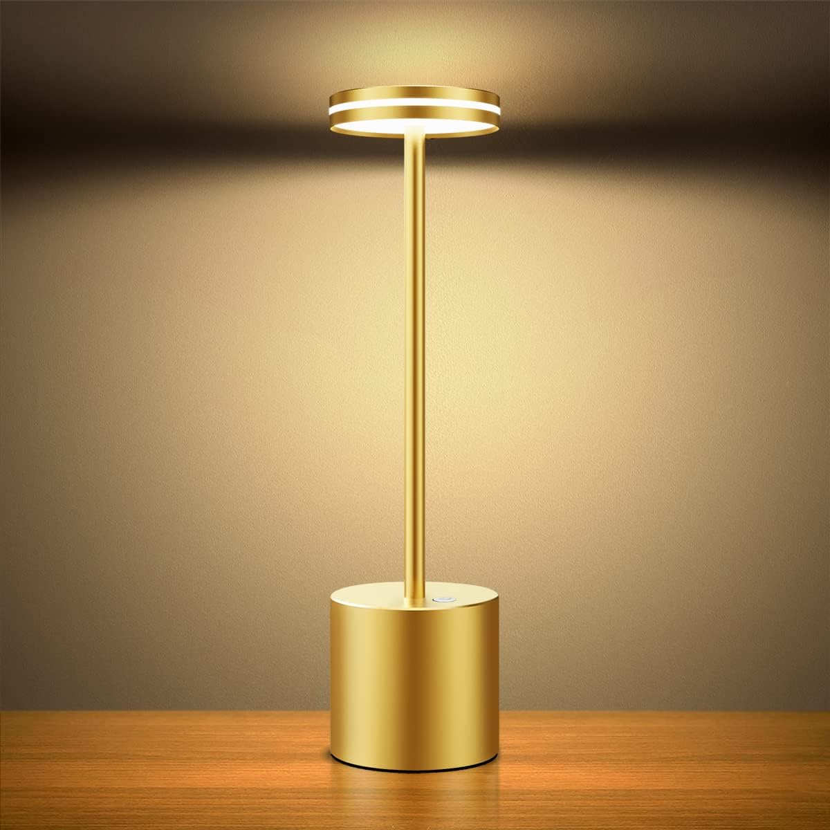 Lampe De Table Sans Fil Rechargeable Usb, 3 Températures De Couleur, Pour Chevet, Camping, Intérieur, Extérieur, Terrasse, Restaurant，ou